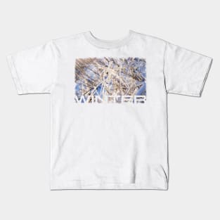 Winter Grass Kids T-Shirt